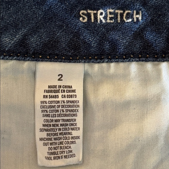 AMERICAN EAGLE Embroidered Floral Denim Jeans - Picture 6 of 9